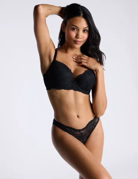 Boux Avenue Billie Brazilian Knickers Black