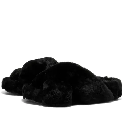 Shearling Slide Sandal
