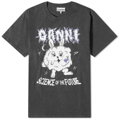 Melange Light Purple Bunny Relaxed T-Shirt