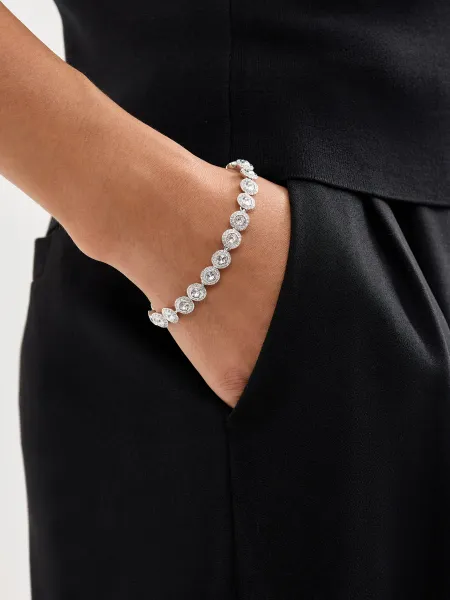 Swarovski Una Angelic Round Cut Tennis Bracelet