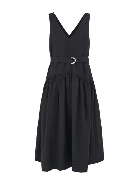 Damson Madder Cotton Blend Dallas Midi Dress