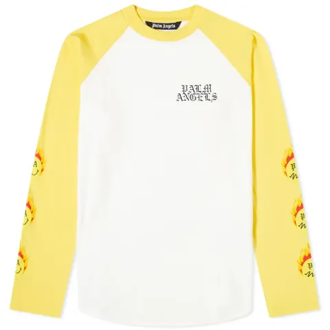 Long Sleeve Burning Head Vintage T-Shirt