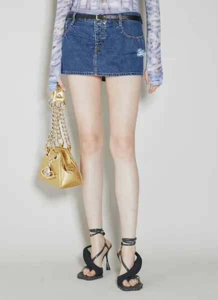 Crewe Foam Micro Mini Skirt