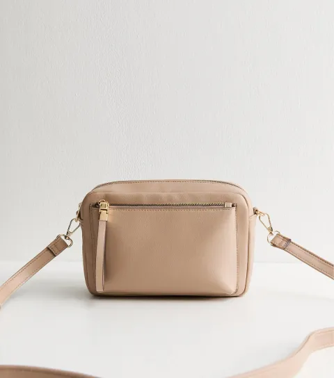 Mink Faux Leather Crossbody Bag