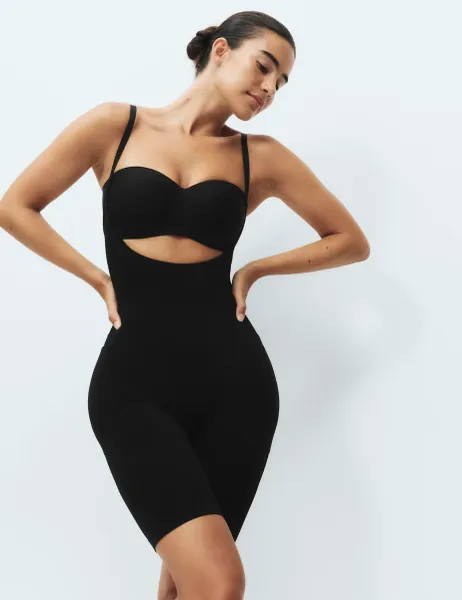 Body by M&S Body Sculpt Hip Boost All In One Black