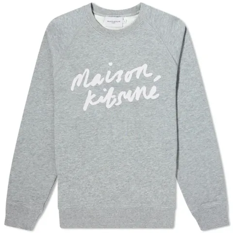 Maison Kitsuné Handwriting Adjusted Crew Sweat
