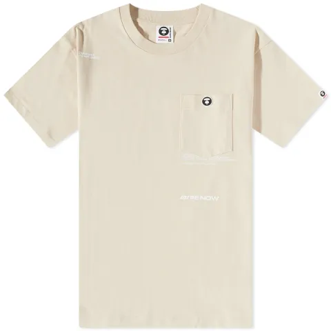 AAPE Now Silicone Badge Pocket T-Shirt