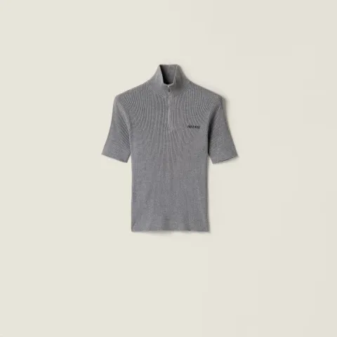 Cotton Half-zipper sweater