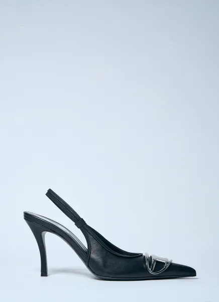 D-Venus Sb Leather Pumps