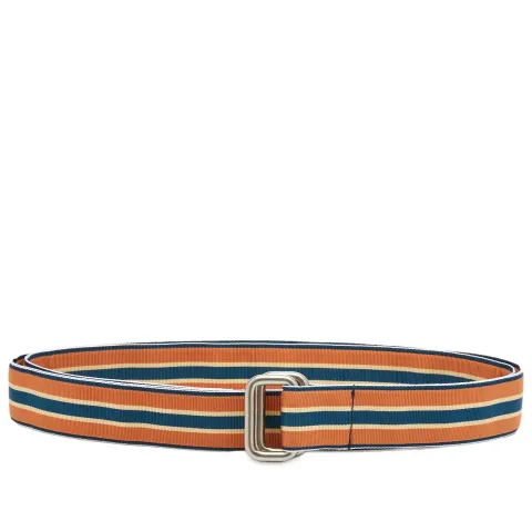 Grosgrain Tape Double Ring Belt