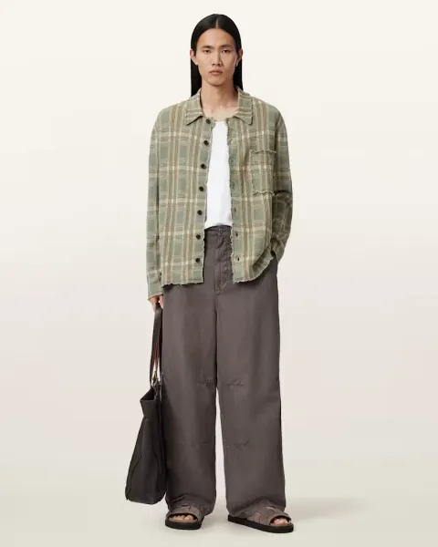 Solmar Knitted Check Cardigan