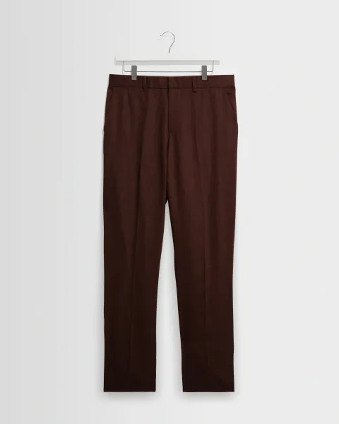 Alp - Merlot Linen Trousers