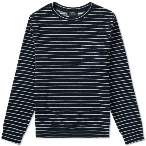 A.P.C. Yogi Stripe Crew Sweat