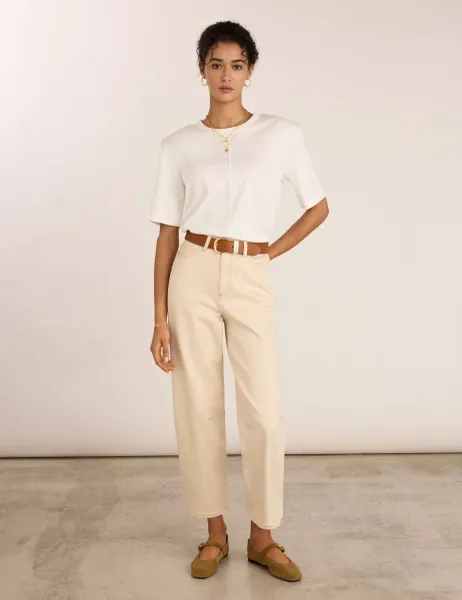 BAUKJEN High Waisted Barrel Jeans