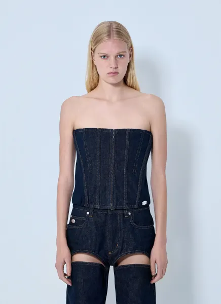 Denim Corset