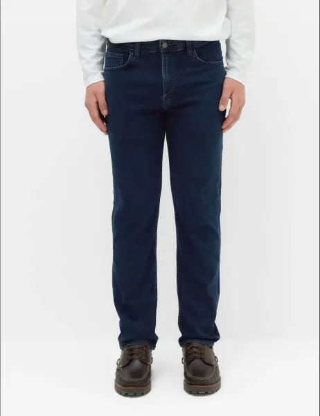 Marks & Spencer Straight Fit Comfort Stretch Jeans Indigo
