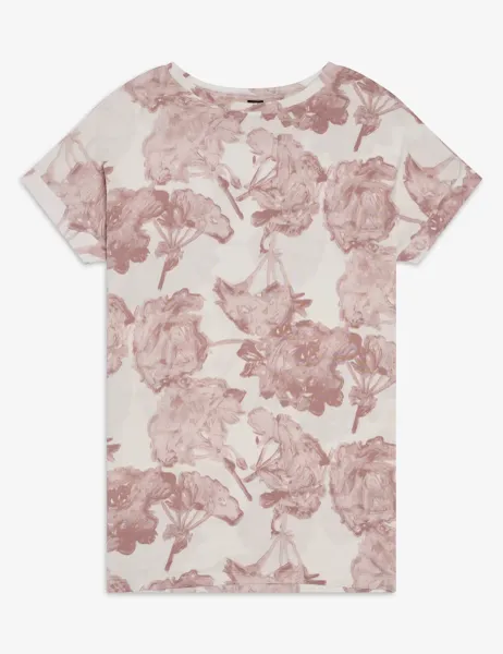 Printed Nightshirt Black