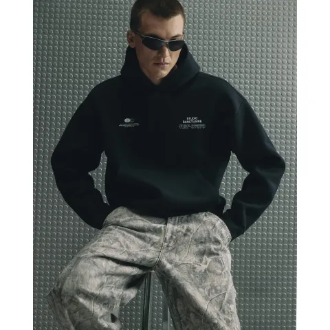River Island Oversized Fit Sanctuaire Hoodie