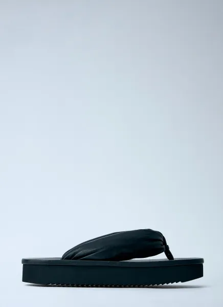 Hollywood Flip Flop Leather Sandals