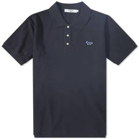 Navy Fox Patch Classic Polo