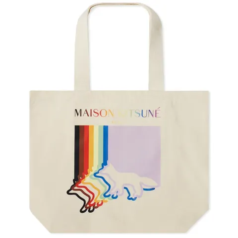 Maison Kitsuné x Trevor Project Fox Flag Classic Tote