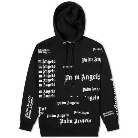 Multi Logo Oversized Hoodie
