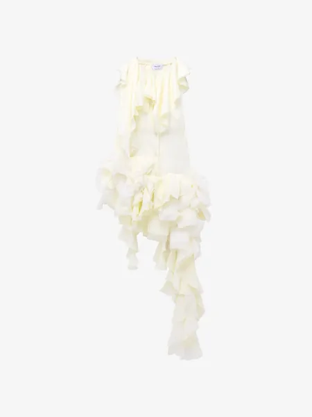 Oyster Ruffle Top