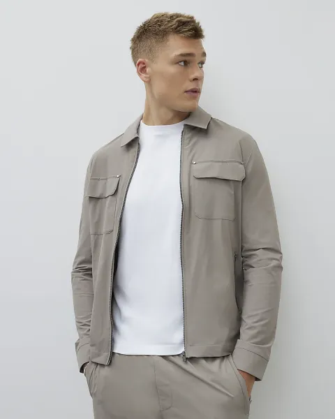 River Island Muscle Fit Shacket