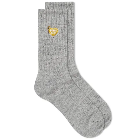 Heart Pile Socks
