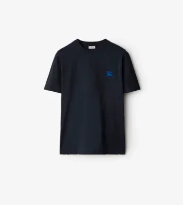 Cotton T-shirt in Navy