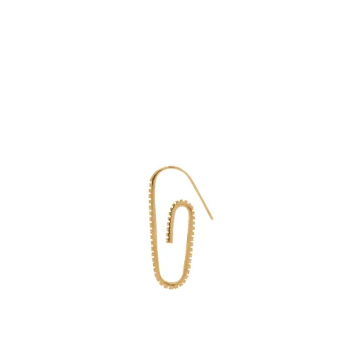 Classic Pave Paperclip Earring