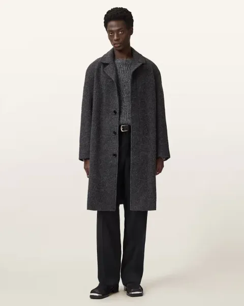 Duke Single Breasted Wool Coat