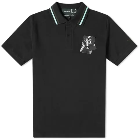Fred Perry Reissues x Raf Simons Pin Wreath Photo Polo