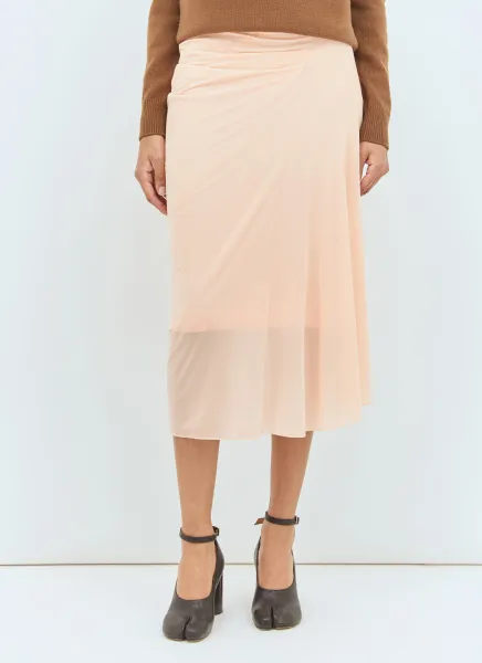 Long Draped Skirt