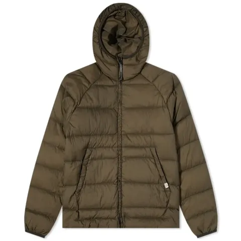 Nylon Hooded Liner Down Jacket