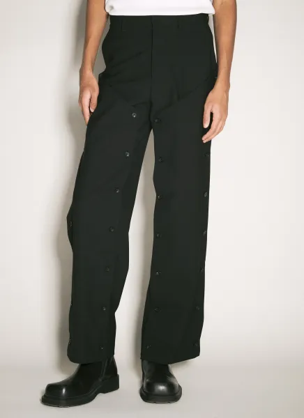 Button Panel Pants