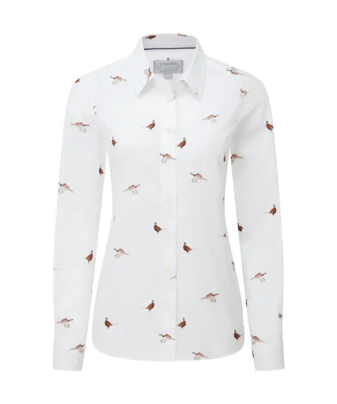 Schöffel Country Norfolk Shirt - Pheasant Print