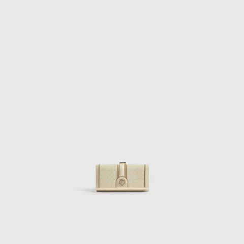 River Island Monogram Stripe Front Purse