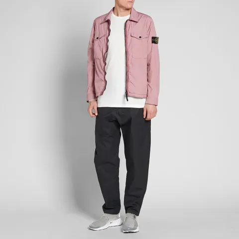 Garment Dyed Crinkle Reps Zip Jacket