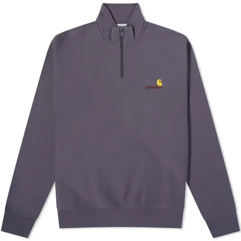 Half Zip American Script Sweater