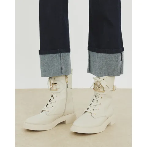 River Island Lace Up Chunky Boots