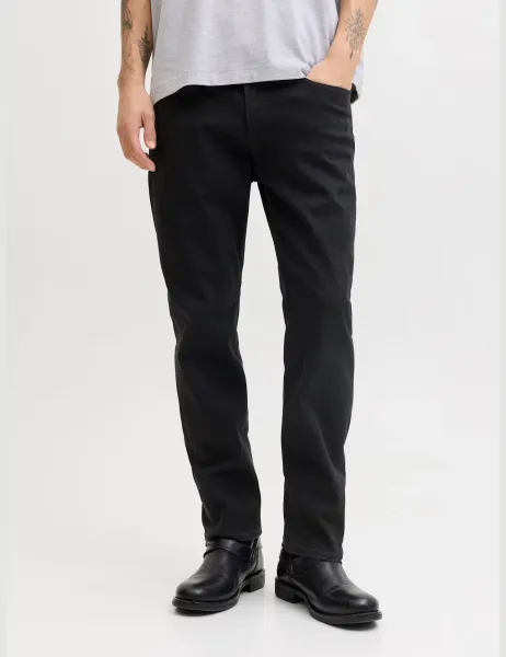 Jack & Jones Regular Fit Cotton Rich Jeans Black