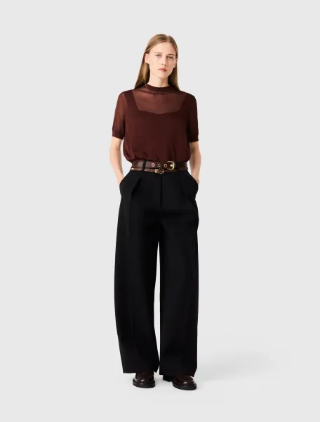 Balloon suit trousers