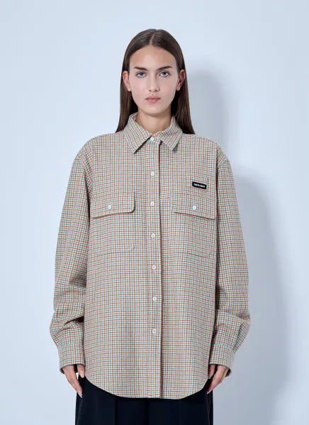 Checked Cotton Shirt