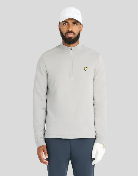 Lyle & Scott Quilted 1/4 Zip Midlayer