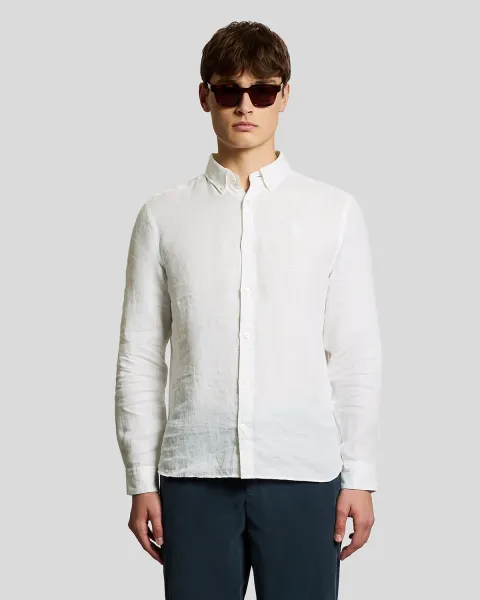 Lyle & Scott Linen Button Down Shirt