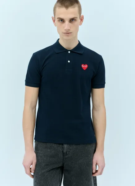 Logo Patch Polo Shirt