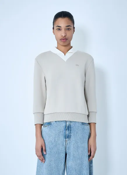 V-Neck Knit Sweater