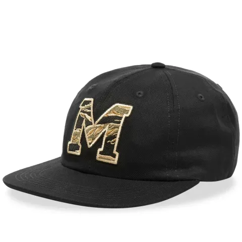 M Embroidered 6 Panel Cap