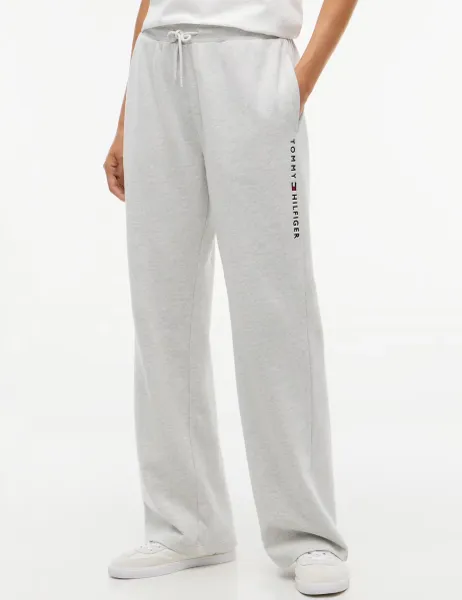 Regular Fit Pure Cotton Lounge Joggers Grey Marl